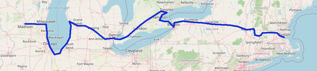 The route